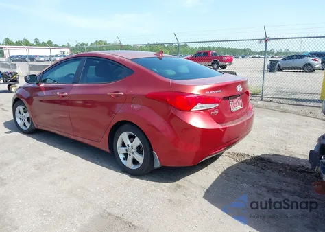 2013 Hyundai Elantra Gls from USA, damaged, VIN 5NPDH4AE5DH344766